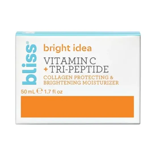 bliss Bright Idea Vitamin C + Tri-Peptide Collagen Protecting & Brightening Moisturizer - 1.7 fl oz image {4}