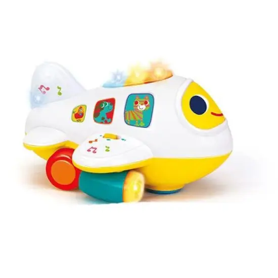 Link Ready! Set! Play! Airplane Learning Bump & Go Toy For Toddler With Light & Music image {5}