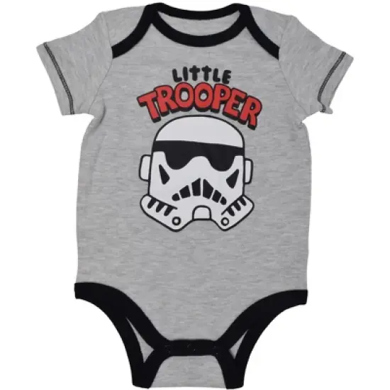 Star Wars Darth Vader Chewbacca Stormtrooper R2-D2 C-3PO Baby Boys 5 Pack Bodysuit  image {3}