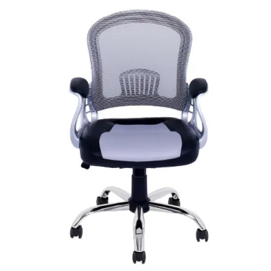 Workspace Executive Office Chair Leatherette and Mesh - CorLiving image {3}