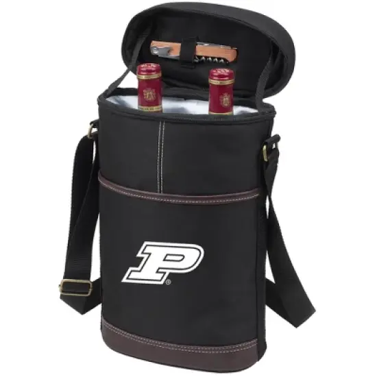 NCAA Purdue Boilermakers Insulated 2-Bottle Wine Tote image {4}