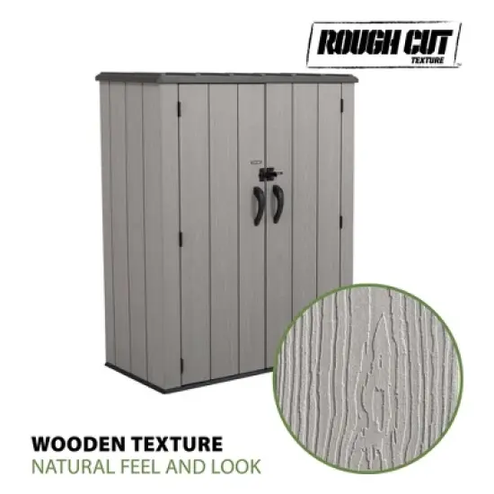 Lifetime Vertical Storage Shed, 53 Cubic Feet (60300U) image {3}
