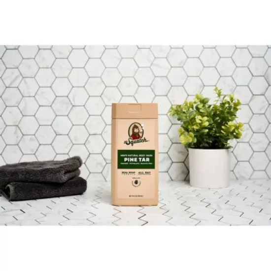 DR. SQUATCH Men's Natural Non-Exfoliating Body Wash - Pine Tar - 14 fl oz image {4}
