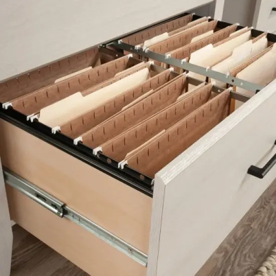 Summit Station Lateral File File Glacier Oak - Sauder image {9}