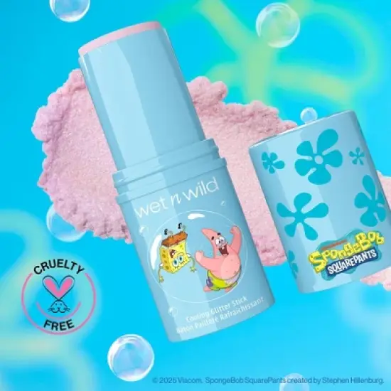 Wet n Wild SpongeBob Cooling Body Glitter Stick - 0.45oz image {4}