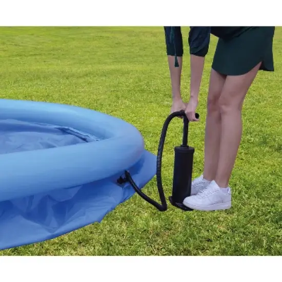 JLeisure Avenli 8' x 25" & 5' x 16.5" 2 to 3 Person Capacity Prompt Set and 3D Pineapple Above Ground Kids Inflatable Outdoor Swimming Pool (2 Pack) image {4}