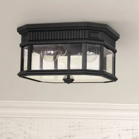 Generation Lighting Cotswold Lane 11 1/2" Wide Black Ceiling Light image {1}