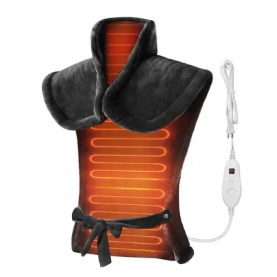 SNAILAX Electric Heating Pad - Full Coverage for Neck, Shoulders & Back Pain Relief image {11}