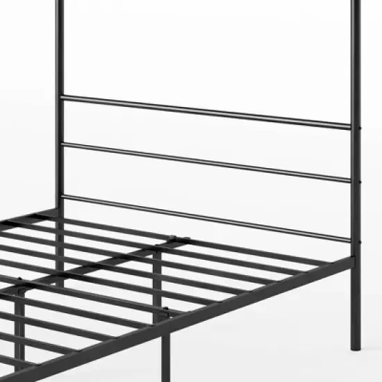 Seguro Canopy Metal Platform Bed Frame Black - Zinus image {2}
