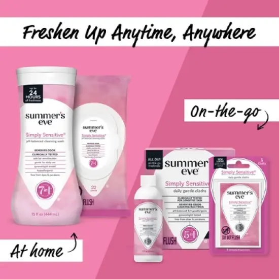 Summer's Eve Simply Sensitive Feminine Cleansing Wash - 15 fl oz image {5}