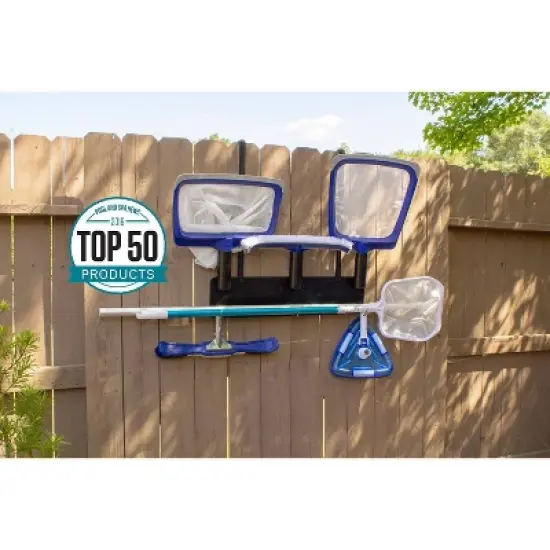 Poolmaster Mounted/Hanging Storage Rack Outdoor Garden Tool Organizer image {4}
