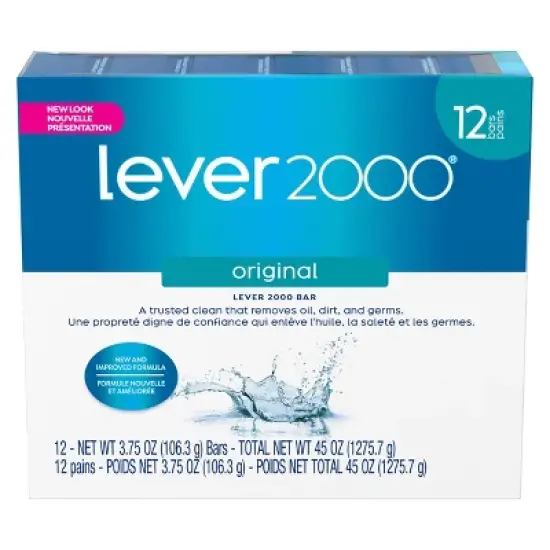 Lever 2000 Original Scent Bar Soap - Scented - 3.75oz/12pk image {3}