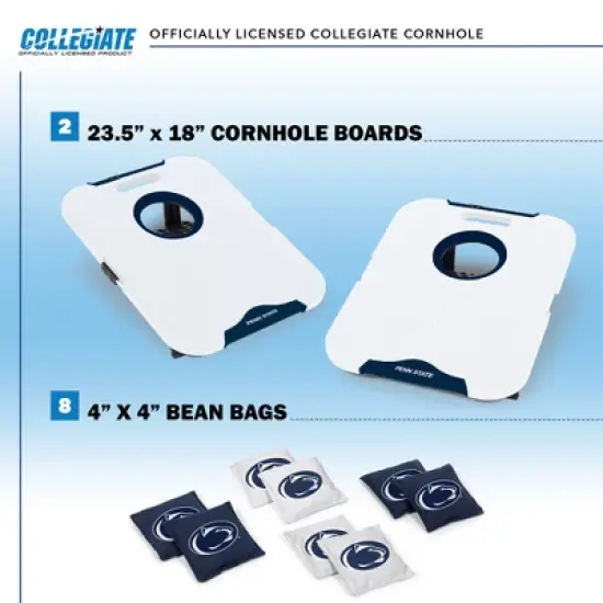 NCAA Penn State Nittany Lions All-Weather Travel Cornhole Set image {1}