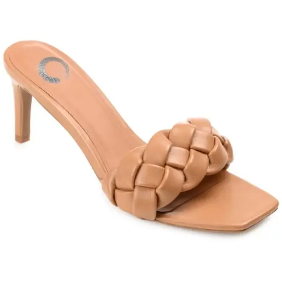 Journee Collection Womens Hattie Tru Comfort Foam Open Toe Mid Stiletto Pumps image {11}