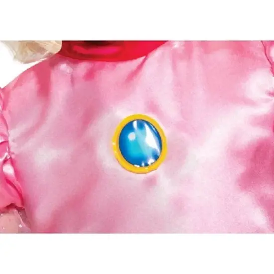 Toddler Super Mario Princess Peach Halloween Costume Dress with Headpiece image {5}
