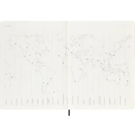 Moleskine 2023 Notebook Planner Weekly 18 Month XL Soft Cover Black image {5}