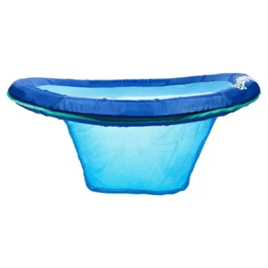 SwimWays Spring Float Papasan Pool Lounger with Hyper-Flate Valve - Blue image {10}