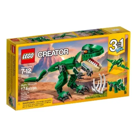 LEGO Creator 3 in 1 Mighty Dinosaurs Model Building Set 31058 image {3}
