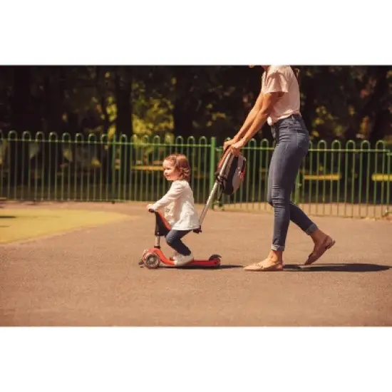 Globber Evo 4 in 1 Scooter with Lights - Red image {7}