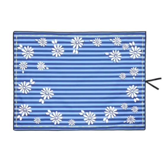 FATMOON Heavy-Duty Folding Beach Wagon Cart 480lbs Capacity with All-Terrain Wheels & Waterproof Picnic Mat | Ideal for Camping, Picnic, Beach image {9}