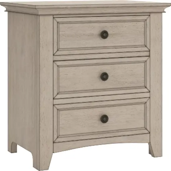 Cory 3 Drawer Wood Modular Storage Nightstand with Charging Station - Inspire Q image {7}