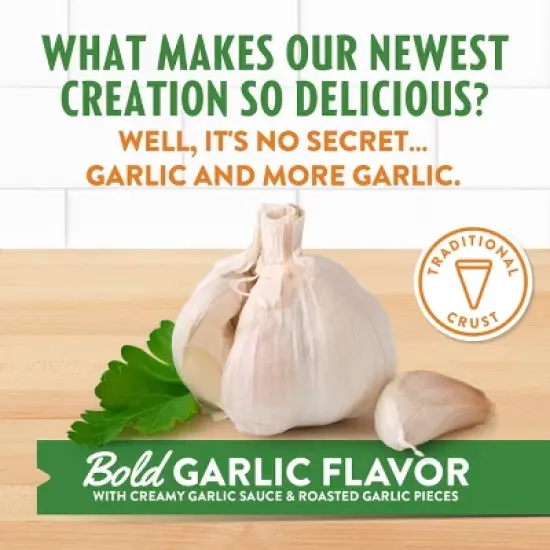 Freschetta Garlic Duo Sausage Frozen Pizza - 20.35oz image {2}