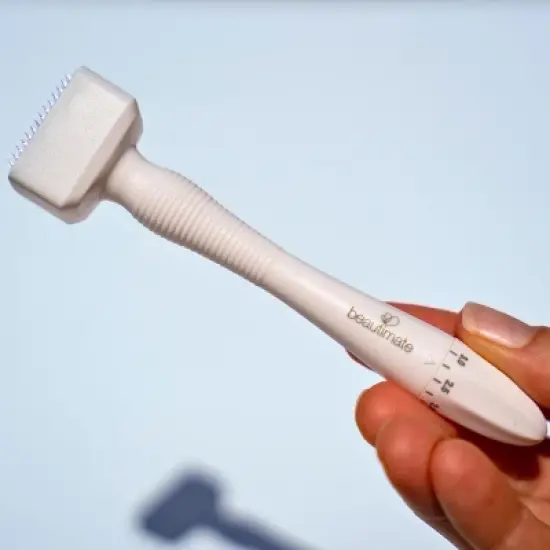 Beautimate Adjustable Derma Stamp &ndash; Microneedling Tool for Skin Rejuvenation and Hair Growth Support image {1}