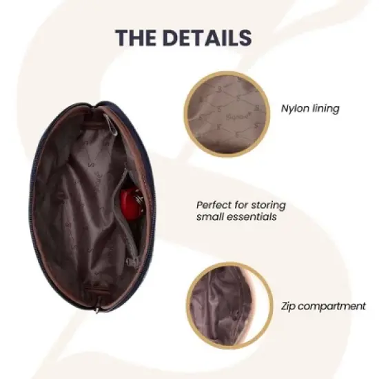 Signare USA Paddington Bear Cosmetic Bag/ Makeup Bag image {3}