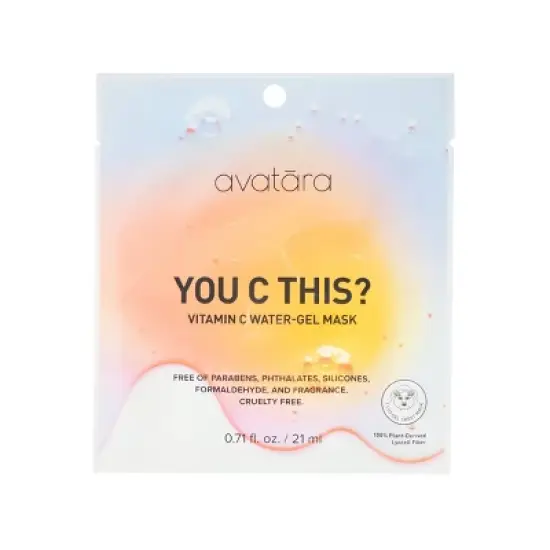 Avatara Vitamin C Water Gel Face Mask - 0.71 fl oz image {3}