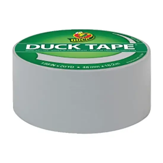 Duck Tape Printed Duct Tape, 1-7/8 Inch x 20 Yards, Dove Gray image {1}