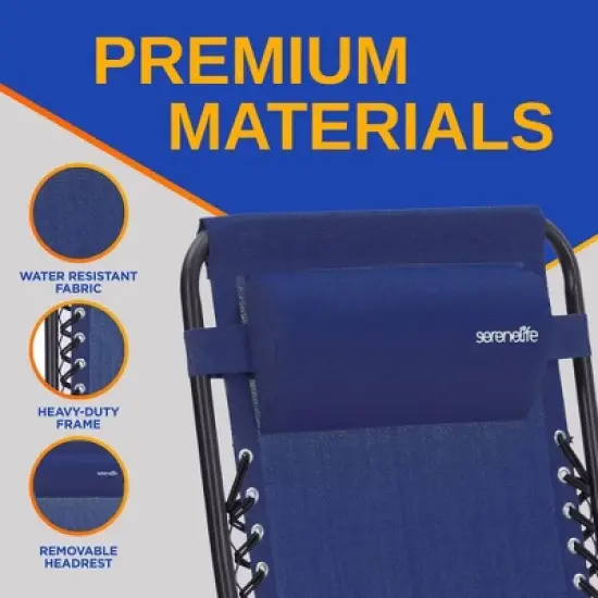 SereneLife Zero Gravity Lounge Chair image {5}