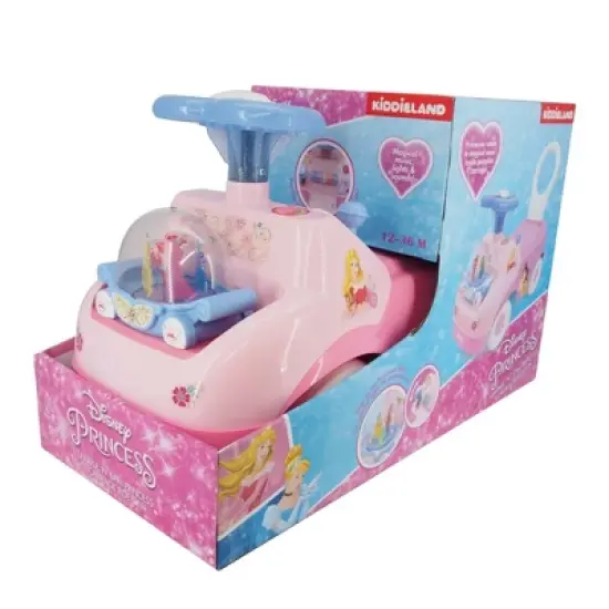 Kiddieland Disney Spark n Glow Princess Carriage Ride-On - Pink image {8}