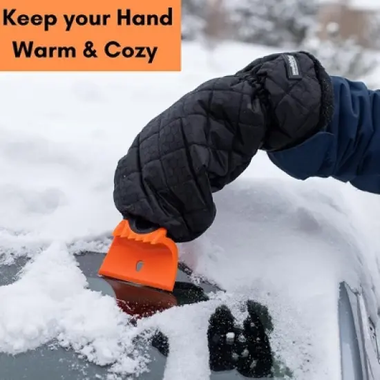 Snow Moover 2 Pack Ice Scrapers Mitt image {3}