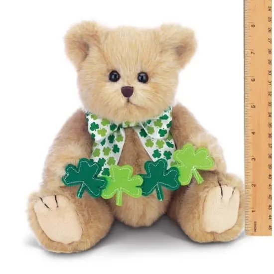 Bearington Conner Clovers Irish Plush Stuffed Animal Teddy Bear, 10 inches image {2}