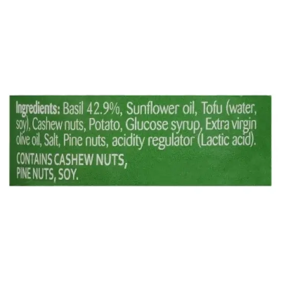 Filippo Berio Vegan Basil Pesto - Case of 6 - 6.7 oz image {2}