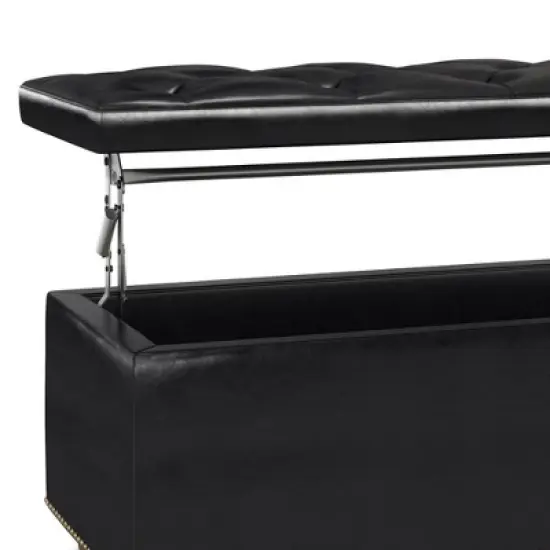 Rectangular Springfield Lift Top Storage Ottoman - WyndenHall image {5}