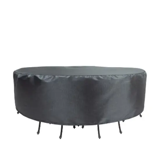 Summerset Shield Round/Square Table Chair Cover Ultimate Protection for Your Outdoor Furniture Mercury image {7}