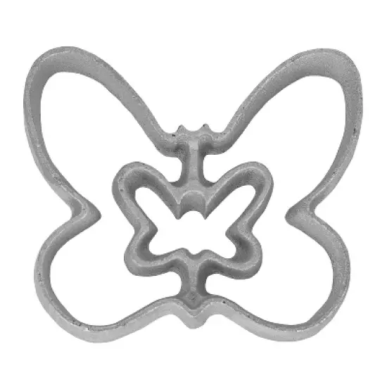 O'Creme Rosette-Iron Mold, Cast Aluminum 2 in 1 Butterfly Shape image {2}