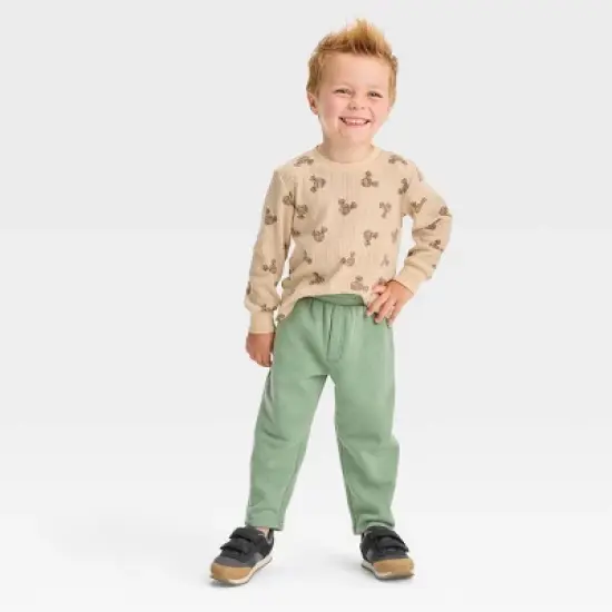 Toddler Boys' Disney Mickey Mouse Printed Top and Bottom Set image {2}