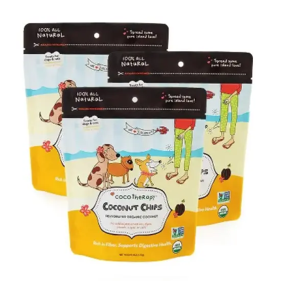 CoCoTherapy Coconut Chips - 6 oz Each (3 Pack) image {4}