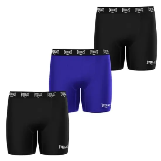 3 Pack Everlast Mens Boxer Briefs Breathable Underwear for Men Active Performance Dri Fusion Tech Mens Underwear image {7}