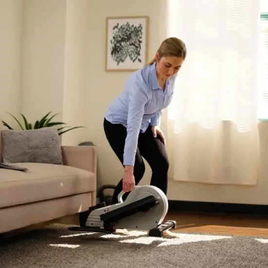 Sunny Health & Fitness Magnetic Under Desk Elliptical Machine image {4}