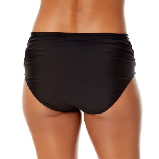 Anne Cole - Women's Side Shirred High Waist Bikini Bottom image {2}