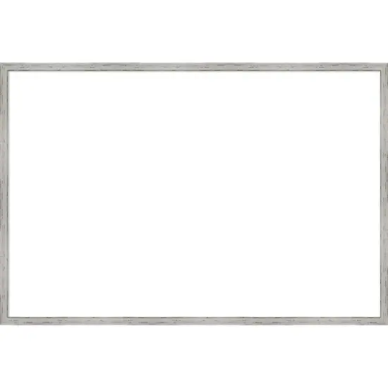 Amanti Art Shiplap White Narrow Framed Dry Erase Magnetic Board image {16}