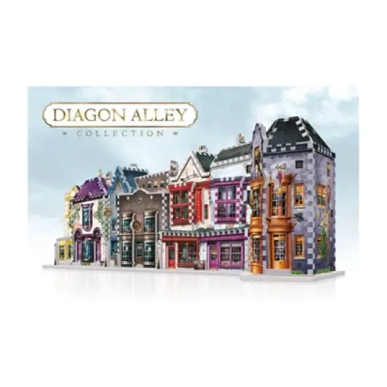 Harry Potter Diagon Alley Collection 4pk 3D Puzzle Set - 1175pc: Wrebbit Foam Educational Toy, Fantasy Theme image {11}