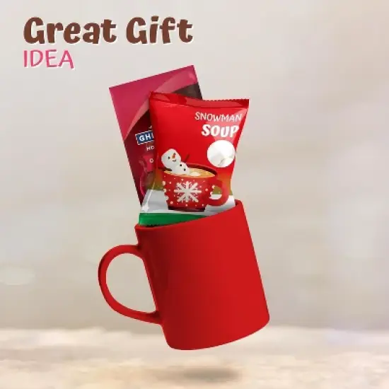 4E's Novelty Snowman Soup Mini Marshmallow 50 Packs - Individually Wrapped Marshmallows Packets for Hot Chocolate Cocoa Topper & Stocking Stuffers image {1}