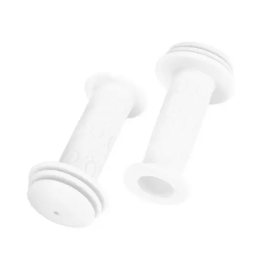 Unique Bargains Bike Handlebar Grips Covers 3.74" White 1 Pair image {6}