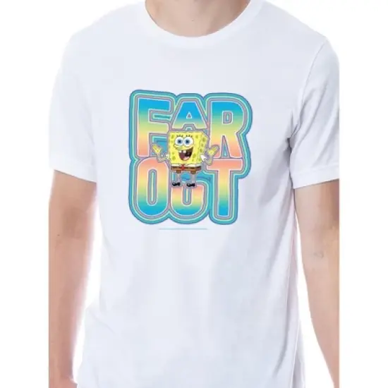 Nickelodeon SpongeBob SquarePants Mens' Far Out Sleep Pajama Set Multicolored image {1}