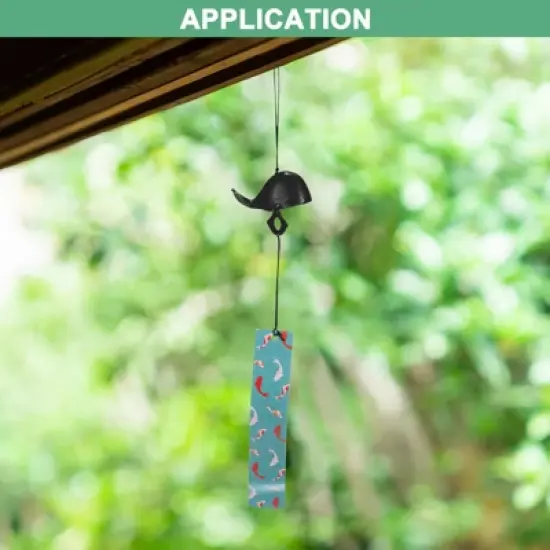 Unique Bargains Metal Japanese Garden Decorative Wind Chime 1 Pc image {3}