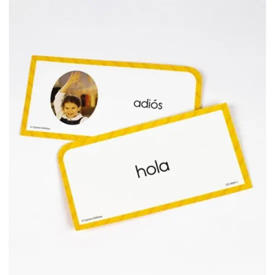 Carson Dellosa Education Everyday Words in Spanish: Photographic Flash Cards, Grade PK-8 image {4}